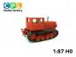 Preview: Raupenschlepper DT54 dunkelrot / weiß